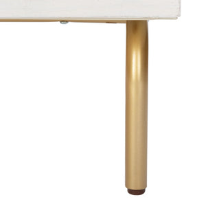 Safavieh Genevieve 2-Drawer Nightstand – Timeless Vintage Charm With Modern Design For Every Bedroom Style Cream / White Washed NST5002E