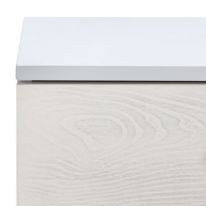 Safavieh Genevieve 2-Drawer Nightstand – Timeless Vintage Charm With Modern Design For Every Bedroom Style Grey / White Washed NST5002F