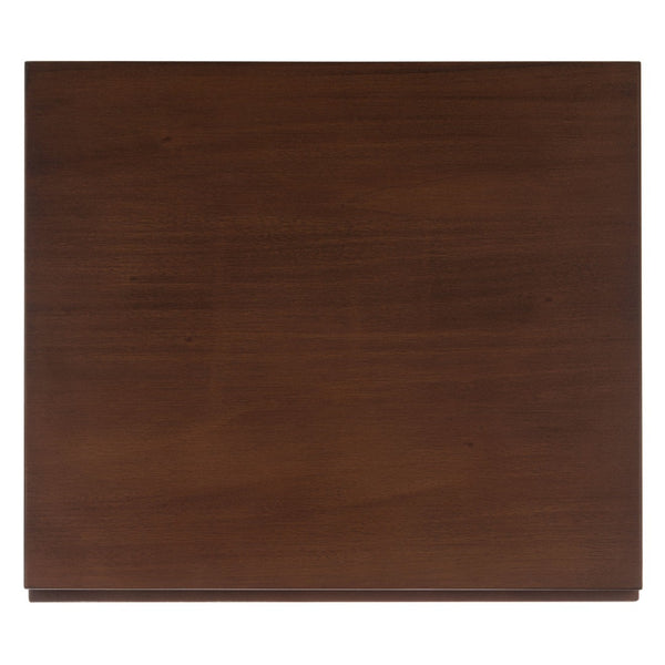 Safavieh Zadie Coastal Chic 2-Drawer Nightstand With Rattan Fronts For Stylish Bedroom Storage Solutions Walnut / Natural NST5007F