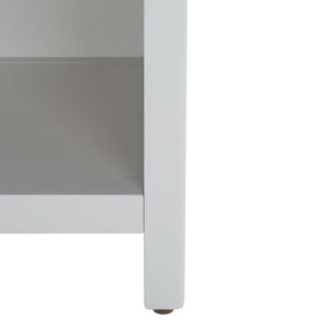 Safavieh Miya Nightstand With Rattan Detailing: Modern Storage Solutions For A Stylish Bedroom Retreat Grey / Natural NST5012D