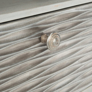 Safavieh Brandy Textured Nightstand - Mid-Century Modern Design With Rich Grey Walnut Finish & Compact Storage NST5301A