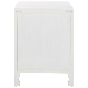 Safavieh Rayetta 2 Shelf 1 Door Nightstand White Wash NST5304A