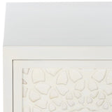 Safavieh Rayetta 2 Shelf 1 Door Nightstand White Wash NST5304A