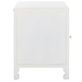 Safavieh Rayetta 2 Shelf 1 Door Nightstand White Wash NST5304A