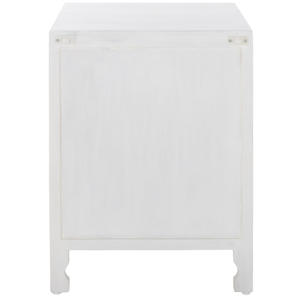 Safavieh Regius 2 Shelf 1 Door Nightstand White Wash NST5305A