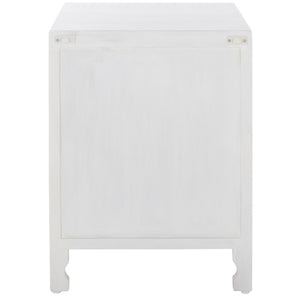 Safavieh Regius 2 Shelf 1 Door Nightstand White Wash NST5305A