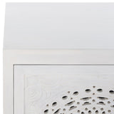 Safavieh Regius 2 Shelf 1 Door Nightstand White Wash NST5305A