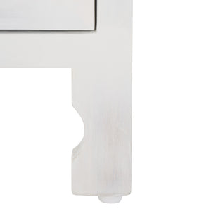 Safavieh Regius 2 Shelf 1 Door Nightstand White Wash NST5305A