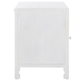 Safavieh Regius 2 Shelf 1 Door Nightstand White Wash NST5305A