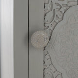 Safavieh Thielle 2 Shelf 1 Door Nightstand Grey Wood NST5309A