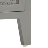 Safavieh Thielle 2 Shelf 1 Door Nightstand Grey Wood NST5309A