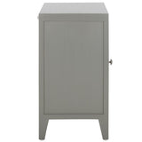 Safavieh Thielle 2 Shelf 1 Door Nightstand Grey Wood NST5309A