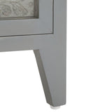 Safavieh Tiriaq 2 Shelf 1 Door Nightstand Grey Wood NST5310A