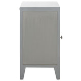 Safavieh Tiriaq 2 Shelf 1 Door Nightstand Grey Wood NST5310A