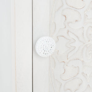 Safavieh Tiriaq 2 Shelf 1 Door Nightstand White Washed Wood NST5310B