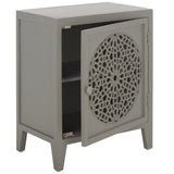 Safavieh Toroka 2 Shelf 1 Door Nightstand Grey Wood NST5311A