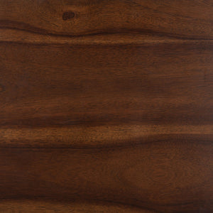 Safavieh Brylin 3-Drawer Nightstand - Rustic Walnut Elegance With Chrome Pulls For Modern Bedroom Style NST6404A