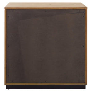 Safavieh Brylin Contemporary 3-Drawer Nightstand With Chrome Handles - Stylish Storage For Modern Bedrooms NST6404B