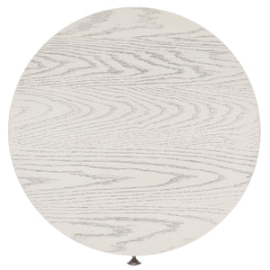 Safavieh Scully 1 Drawer Nightstand XII23 White Wash / Gold Knobs & Cross Bar Wood NST6406A