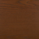 Safavieh Scully 1 Drawer Nightstand XII23 Medium Oak / Gold Knobs & Cross Bar Wood NST6406C