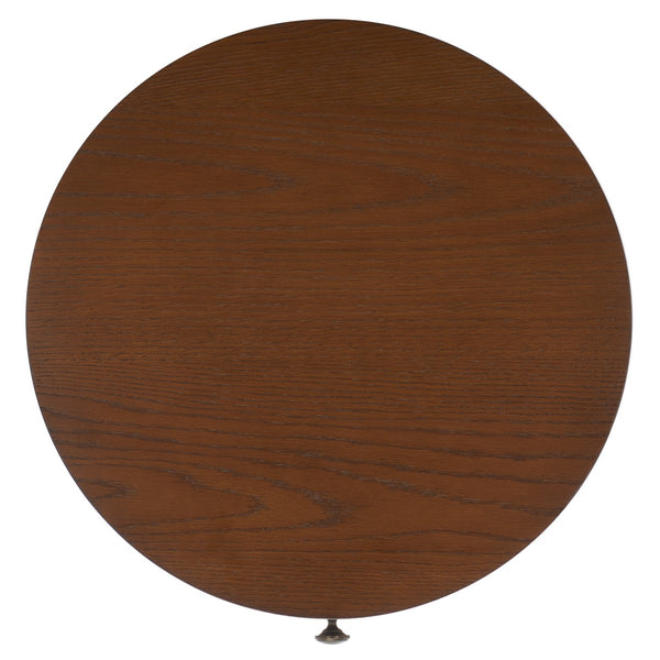 Safavieh Scully 1 Drawer Nightstand XII23 Medium Oak / Gold Knobs & Cross Bar Wood NST6406C