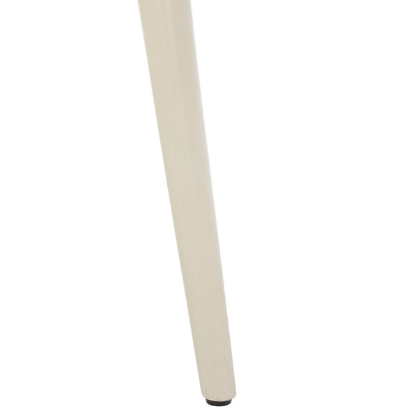 Safavieh Scully 2 Drawer Nightstand XII23 White Washed / Antique Gold Wood NST6407A