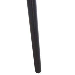 Safavieh Scully 2 Drawer Nightstand XII23 Black / Antique Gold Wood NST6407B