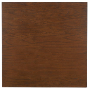 Safavieh Scully 2 Drawer Nightstand XII23 Medium Oak / Antique Gold  Wood NST6407C