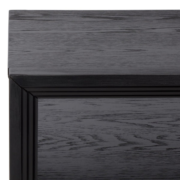 Safavieh Akanksha 2 Drawer Nightstand - Chic Storage Solution With Modern Design For Small Spaces And Style Black NST6409B