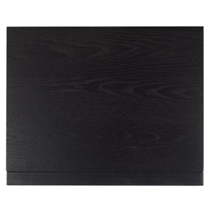 Safavieh Akanksha 2 Drawer Nightstand - Stylish Wooden Storage Solution For Modern Living Spaces Black Wood Nst6409b