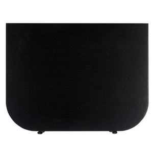 Safavieh Himanshu 2 Drawer Nightstand - Stylish Solid Wood Design For Functional Bedroom Storage Solutions Black Wood Nst6410b