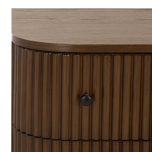 Safavieh Himanshu 2-Drawer Nightstand - Stylish Solid Wood Design For Organized Bedroom Storage And Decor Medium Oak NST6410C