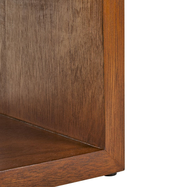 Safavieh Munson 2 Shelf 1 Drawer Nightstand Natural Bayur Wood / Mdf Veneer / Okume NST6603A