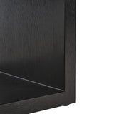 Safavieh Munson 2 Shelf 1 Drawer Nightstand Black Bayur Wood / Mdf Veneer / Okume NST6603C