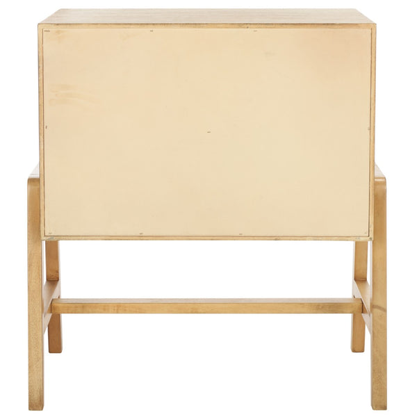 Safavieh Tiona 2 Drawer Nightstand – Stylish Storage Solution For Bedroom Essentials With Timeless Elegance Natural / Brown NST6605B