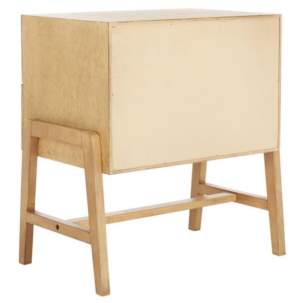 Safavieh Tiona 2 Drawer Nightstand – Stylish Storage Solution For Bedroom Essentials With Timeless Elegance Natural / Brown NST6605B