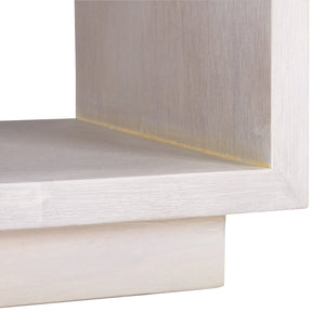 Safavieh Sota Nightstand With 1 Drawer & 1 Shelf - Elegant Wood Veneer Design For Timeless Bedroom Charm White Washed Wood Nst6606a