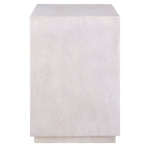 Safavieh Sota Nightstand With 1 Drawer & 1 Shelf - Elegant Wood Veneer Design For Timeless Bedroom Charm White Washed Wood Nst6606a