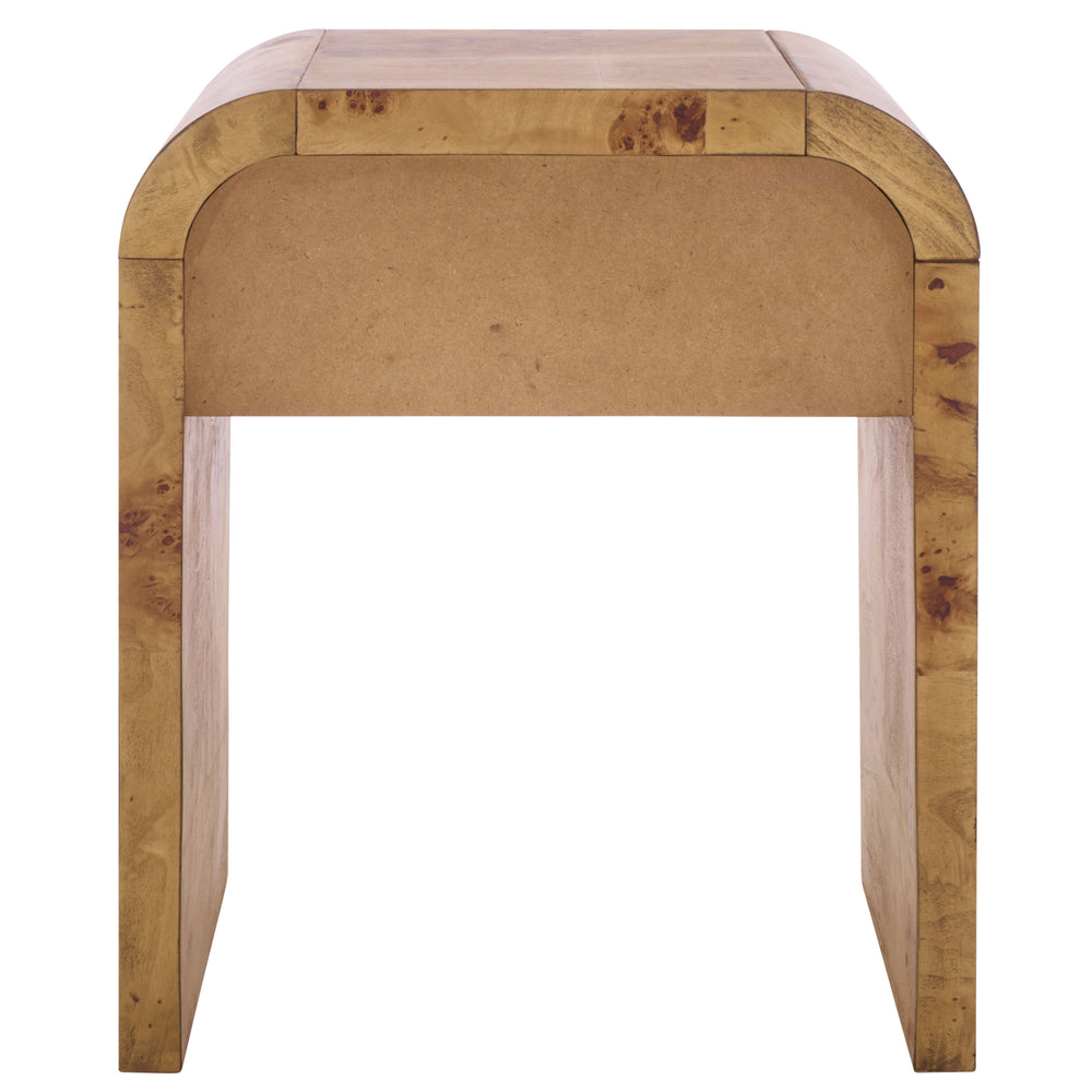 Safavieh Hinata 1 Drawer Nightstand - Elegant White Wash Wood Veneer For Minimalist Bedroom Storage Solutions Natural Wood Nst6607a