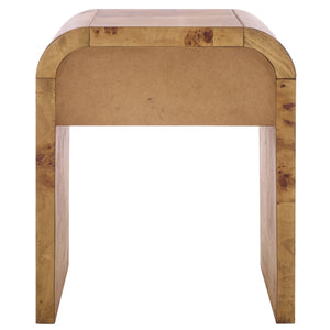 Safavieh Hinata 1 Drawer Nightstand - Elegant White Wash Wood Veneer For Minimalist Bedroom Storage Solutions Natural Wood Nst6607a