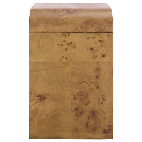 Safavieh Hinata 1 Drawer Nightstand - Elegant White Wash Wood Veneer For Minimalist Bedroom Storage Solutions Natural Wood Nst6607a