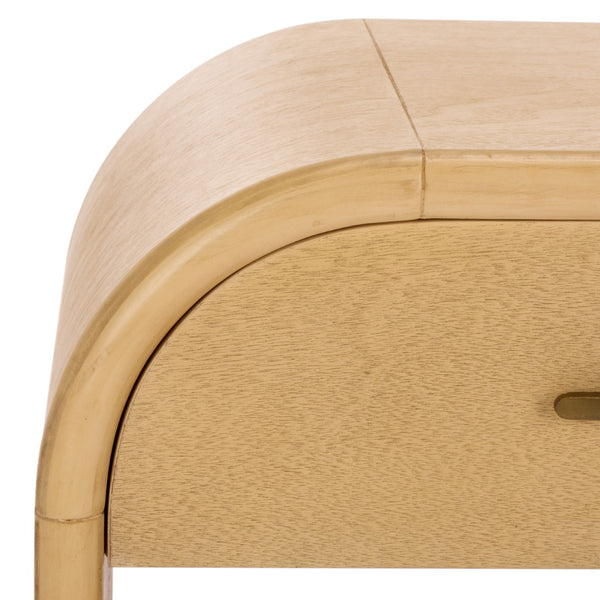 Safavieh Mahan Nightstand With 1 Drawer & Open Shelf – Elegant Burl Wood Design For Small Spaces & Style NST6609A