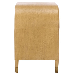 Safavieh Mahan Nightstand With 1 Drawer & Open Shelf – Elegant Burl Wood Design For Small Spaces & Style NST6609A