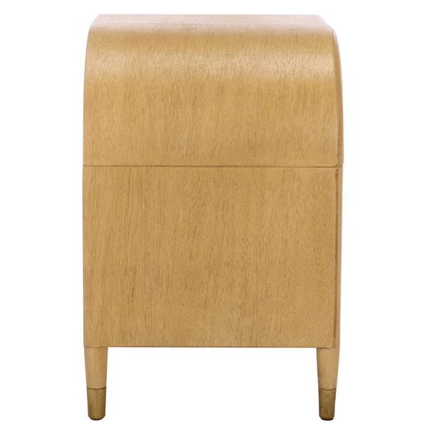 Safavieh Mahan Nightstand With 1 Drawer & Open Shelf – Elegant Burl Wood Design For Small Spaces & Style NST6609A