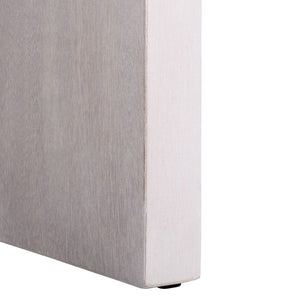 Safavieh Prisha Elegant One-Shelf, One-Drawer Nightstand In White-Wash Finish For Stylish Bedroom Storage NST6611A