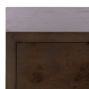 Safavieh Lavana 2 Drawer Nightstand - Elegant Dark Oak Storage Solution With Minimalist Design For Bedrooms NST6612A