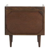 Safavieh Zinnia Nightstand Walnut NST9000A