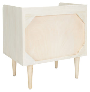 Safavieh Zinnia Nightstand White Wash/Silver NST9000B