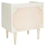 Safavieh Zinnia Nightstand White Wash/Silver NST9000B