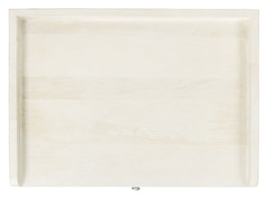 Safavieh Zinnia Nightstand White Wash/Silver NST9000B